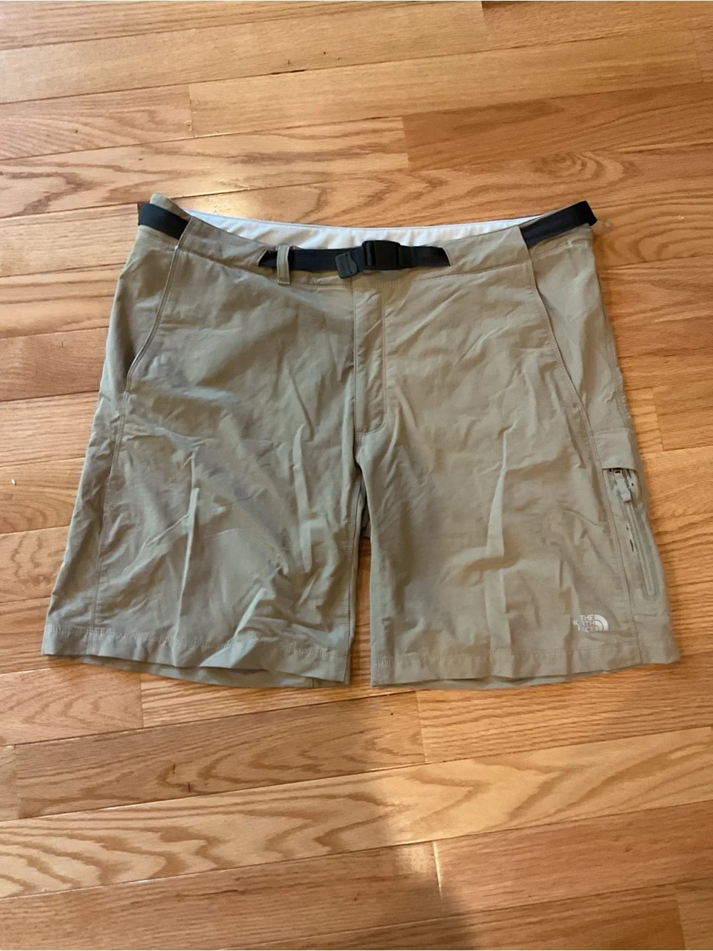 The North Face Men’s Khaki Hiking Shorts 10” inseam sz 40 sport Gorpcore travel